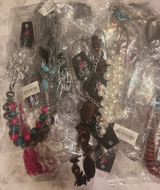 Paparazzi Jewelry - 50 Piece Necklace and Earring Set Bundle + 5 FREE Bonus