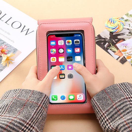 Crossbody Handbag - Touch Screen Phone Case - Wallet