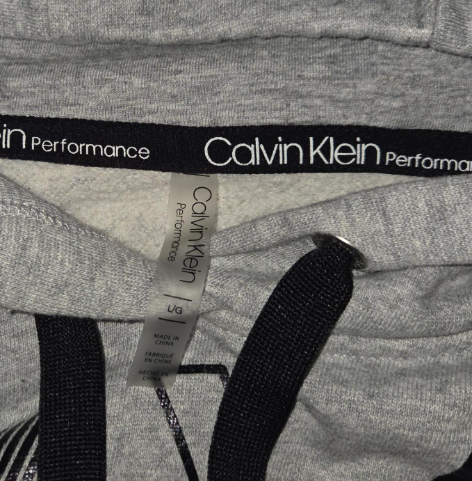 Calvin Klein Gray Women’s Cropped Hoodie