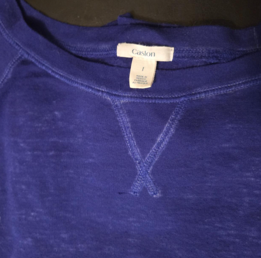 Lightweight Caslon Purple Long Sleeve Shirt