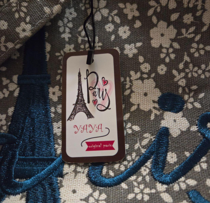 Paris Canvas Tote Bag
