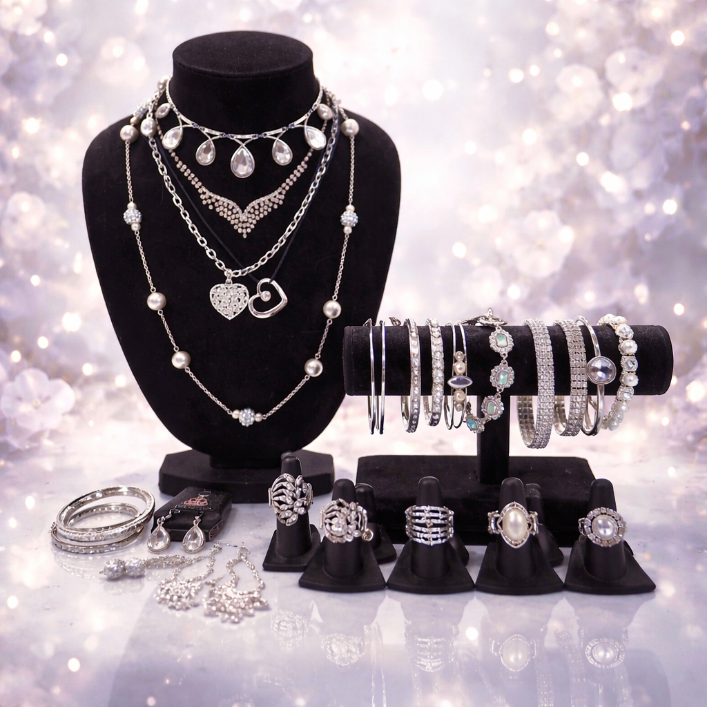 Bling Bling Rhinestone Jewelry Bundle