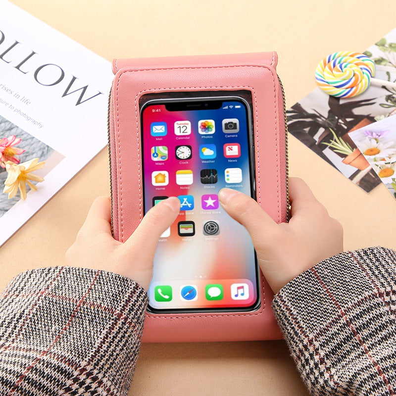 Crossbody Handbag - Touch Screen Phone Case - Wallet