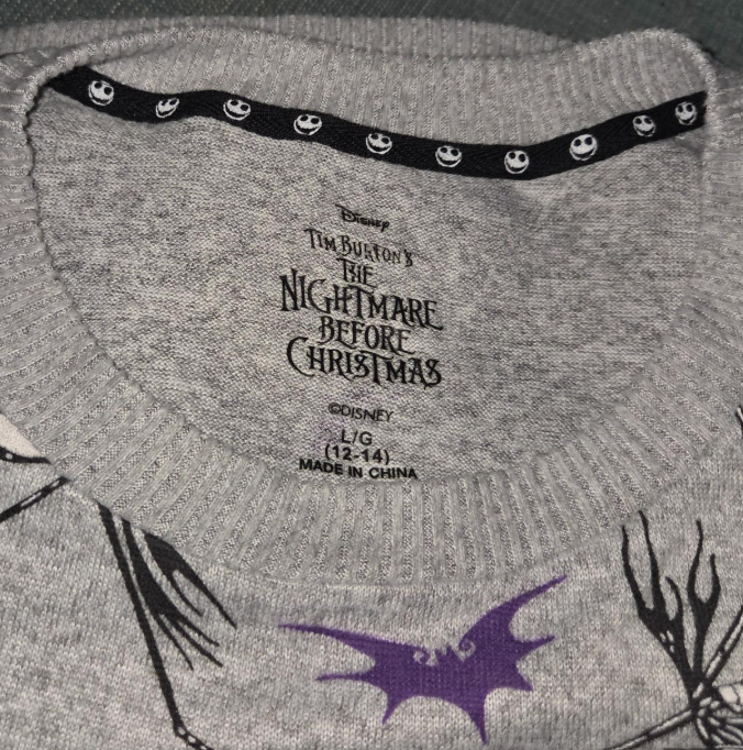 Disney Tim Burton’s The Nightmare Before Christmas Sweater