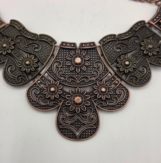 Paparazzi “Mess With The Bull” Necklace & Earring Set