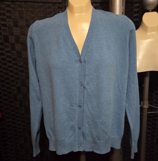 Cherokee Blue Cardigan – Size XL