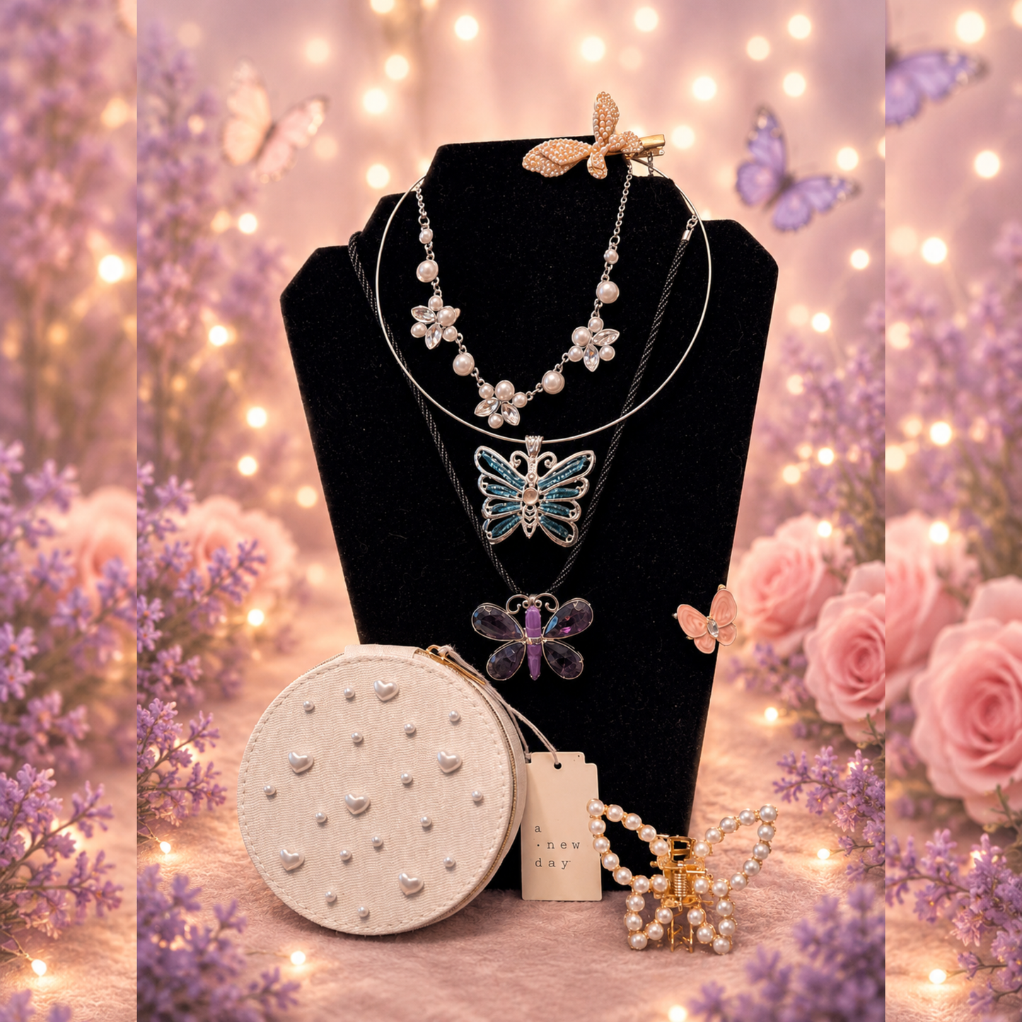 Butterfly Dreams Jewelry Bundle – Whimsical Treasures & Hidden Gems