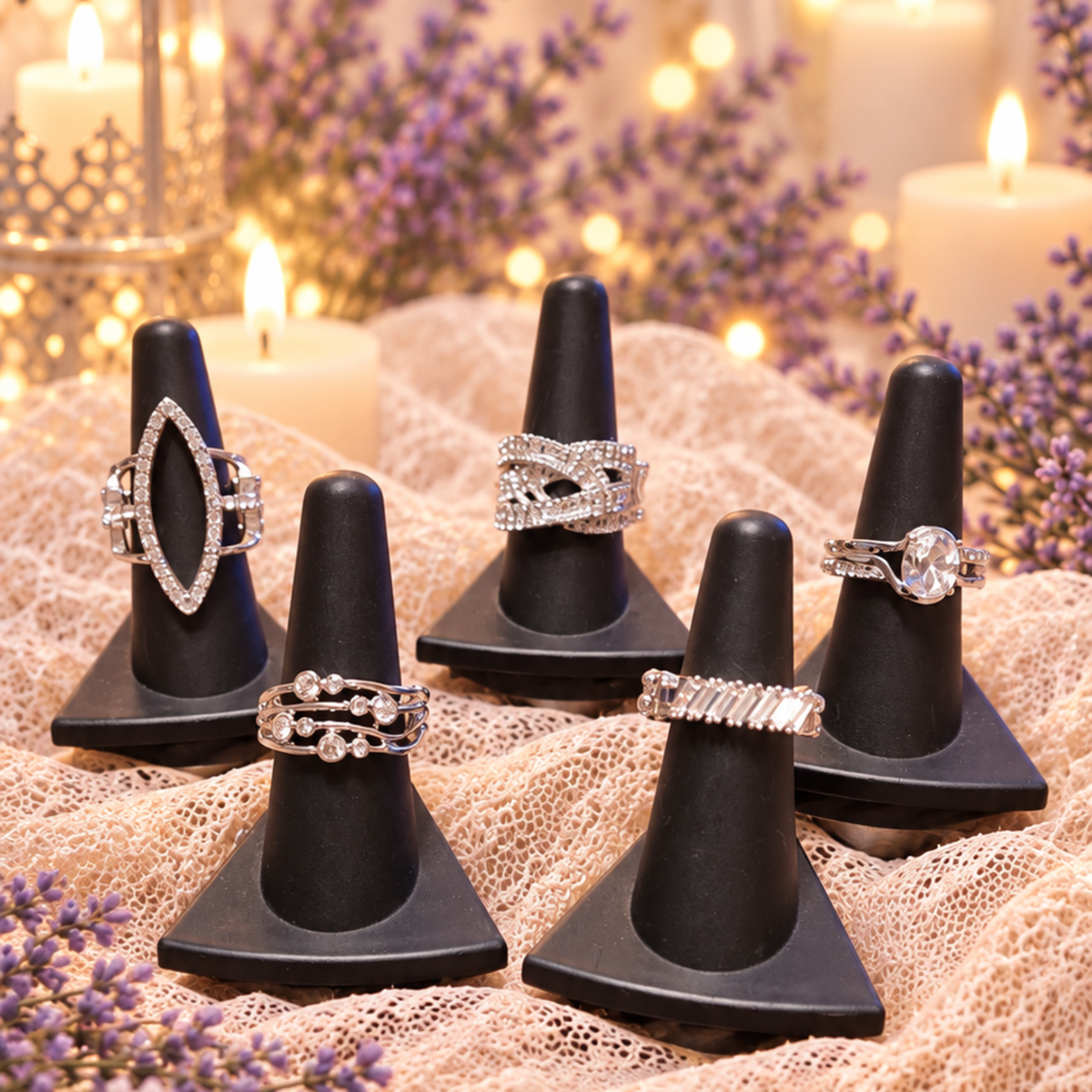 Silver-Tone Jewelry Bundle – Rings, Earrings, Bracelets, Necklaces & More!