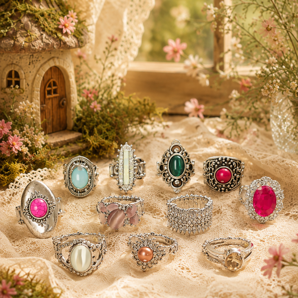 11 Stretchy Rings for Only $20